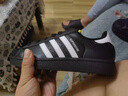 阿迪達斯 （adidas）adidas三葉草貝殼頭SUPERSTARII男女休閑鞋 JI0079 38碼 曬單實(shí)拍圖