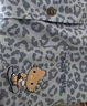 野獸派家居（tbh）三麗鷗Hello Kitty天絲棉家居服套裝可外穿睡衣女禮物 Kitty天絲棉長款家居服 牛仔豹紋 S 曬單實(shí)拍圖