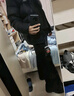 駱駝?dòng)鸾q服防潑水鴨絨男女加厚戶(hù)外防寒冬季面包服 黑色 男女同款,7674B L 曬單實(shí)拍圖