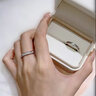 MZMZ鉑金情侶戒指pt950白金時(shí)尚結(jié)婚對(duì)戒情人節(jié)生日禮物送女友老婆 輕奢-與你相伴閉口定制對(duì)戒 曬單實(shí)拍圖