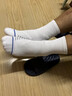 JEEP襪子男專(zhuān)業(yè)運動(dòng)襪防滑減震緩沖男士籃球襪子吸汗跑步馬拉松中筒 【防滑護踝】 白藍+米黃+黑紅 3雙 均碼 曬單實(shí)拍圖