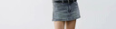 UR七夕夏季新款女裝時(shí)尚復古簡(jiǎn)約休閑拉鏈牛仔半裙UYV850073 藍色 (偏短) S 曬單實(shí)拍圖