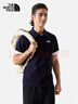 The North Face北面短袖Polo男女戶(hù)外舒適透氣短袖8AV3 藏青色/RG1 M 曬單實(shí)拍圖