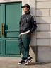 adidas休閑簡(jiǎn)約三條紋梭織立領(lǐng)夾克外套男裝秋季阿迪達斯三葉草   黑色 (偏小，推薦買(mǎi)大1碼)   M 曬單實(shí)拍圖