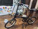 大行（DAHON）D6折疊自行車(chē)20英寸6速入門(mén)級(jí)折疊車(chē)成人學(xué)生通勤休閑單車(chē)KBC061 消光黑 曬單實(shí)拍圖