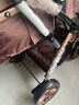 ANGI BABY嬰兒推車(chē)可坐可躺嬰兒車(chē)輕便折疊新生兒減震高景觀(guān)雙向兒童手推車(chē) 輕奢香檳金【一鍵收車(chē)+四輪EVA】 曬單實(shí)拍圖