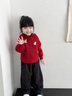 班喜迪女童毛衣外套秋裝2025新款洋氣寶寶紅色開衫斗篷春秋兒童針織上衣 紅色 100 曬單實(shí)拍圖