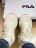 斐樂(lè )（FILA）蕨草鞋FERN女鞋運動(dòng)鞋新款戶(hù)外老爹鞋休閑鞋厚底 樺樹(shù)棕/珍珠色-BS 36.5 曬單實(shí)拍圖