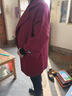 花花公子（PLAYBOY）花花公子中年媽媽春秋外套洋氣高貴2025新款50歲中老年女秋裝時(shí)尚 酒紅 2XL 建議125-135斤 曬單實(shí)拍圖