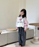 G.duck小黃鴨女童春裝套裝2025新款大童洋氣時髦兒童炸街衛(wèi)衣女孩牛仔褲 黑色衛(wèi)衣+牛仔褲 均碼 130cm 曬單實拍圖
