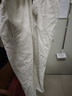 優(yōu)衣庫男裝女裝燈芯絨舒適九分褲/長褲休閑褲25新款479137 01 乳白色 S 曬單實(shí)拍圖