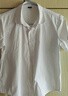衣諾坊女童白襯衫短袖夏款兒童白T恤小學(xué)生襯衣大合唱班服六一演出禮服 曬單實(shí)拍圖