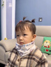 兒童圍巾秋冬季純棉女童男圍脖寶寶小孩保暖寶寶脖套韓版春秋薄款 寶寶圍巾-牛奶熊 - 曬單實(shí)拍圖