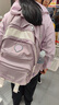 UNIVERSITY OF OXFORD書(shū)包初中生女減負大容量背包小學(xué)生5-6年級高中學(xué)生雙肩包X1017紫 曬單實(shí)拍圖