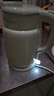 九陽(yáng)（Joyoung）熱水壺燒水壺電水壺 雙層壺體 304不銹鋼 1.5L家用0膠水電水壺 K15FD-W112 曬單實(shí)拍圖