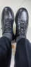 奧康皮鞋男士真牛皮透氣秋冬季新款戶(hù)外加絨運動(dòng)商務(wù)休閑百搭潮流鞋子 黑色單鞋款 1255332002H【順豐包郵】 42 (260mm) 【標準皮鞋尺碼】 曬單實(shí)拍圖