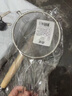 花沐禧加密304特厚豆漿撈勺子手柄家用中藥烘焙魚(yú)湯過(guò)濾網(wǎng)篩手持面粉篩 14.5寸 曬單實(shí)拍圖