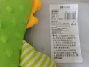 愛(ài)貝迪拉（AIBEDILA）嬰幼兒玩具豆豆絨動(dòng)物毛絨安撫玩偶水巾哄睡牙膠生日禮物口欲期 艾倫恐龍 曬單實(shí)拍圖