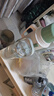 京樂(lè )家2L大容量運動(dòng)水杯雙飲杯子大容量吸管杯夏季軍訓太空杯學(xué)生水瓶壺 透明白【吸管+直飲】  2000ml 曬單實(shí)拍圖