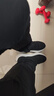 斯凱奇（Skechers）女鞋秋季slip ins閃穿鞋舒適透氣休閑一腳蹬網(wǎng)面健步鞋125642 黑色/白色/BKW 37 曬單實(shí)拍圖