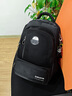卡樂(lè )星新款男生初中高中小學(xué)生減負書(shū)包三到六年級背包大容量輕便雙肩包 中號黑色(適合3-6年級) 曬單實(shí)拍圖