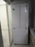 海爾（Haier）冰箱416升超薄零距離自由嵌入式60cm內法式多門(mén)四開(kāi)雙門(mén)小紅花系列一級能效雙變頻大容量國家補貼 416L+健康黑金凈化+母嬰三擋變溫+WiFi智控 曬單實(shí)拍圖