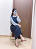 尚靜半身裙套裝女裝2025秋裝新撞色假兩件圓領(lǐng)短襯衫半截裙一整套穿搭 灰色 M 曬單實(shí)拍圖