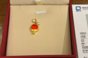 謝瑞麟（TSL）黃金吊墜女款可愛(ài)乒乓球足金硬金項墜定價(jià)X4539 不含鏈-約0.98g 曬單實(shí)拍圖