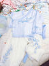 奧蒙威（AOMENGWEI）兒童漢服套裝男女童寶寶新中式夏季中國風(fēng)幼兒園唐裝兩件套YYHF1 藍色長(cháng)袖（男女同款） 110 曬單實(shí)拍圖