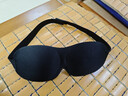 眼罩遮光睡眠3d立體眼罩男女航空旅行睡眠眼罩無(wú)鼻翼健康日常護理 3D立體款眼罩-黑色 曬單實(shí)拍圖