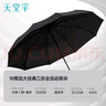 天堂 全自動(dòng)雨傘三折 10骨加固一鍵開(kāi)收易甩干簡(jiǎn)約晴雨傘 藏青 曬單實(shí)拍圖