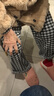 古今（GUJIN）女士睡褲女德絨家居褲秋冬舒適保暖高腰顯瘦寬松升溫睡褲hy 曬單實(shí)拍圖