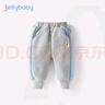 JELLYBABY兒童棉褲冬季加厚女童冬褲嬰兒冬裝男童秋冬寶寶加絨褲子 花灰 90CM 曬單實拍圖
