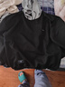 花花公子（PLAYBOY）衛衣男士連帽春秋季漸變長(cháng)袖韓版情侶冬裝學(xué)生打底上衣服外套 04黑色 XL 曬單實(shí)拍圖