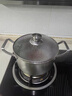 奈迅德國316不銹鋼湯鍋加厚家用蒸鍋煮粥鍋燉鍋雙耳燃氣灶電磁爐專(zhuān)用 20cm 【加厚】外徑適合2-3人 曬單實(shí)拍圖