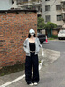 QGF港風(fēng)復古情侶款開(kāi)衫衛衣男春秋夏季美式潮流重磅寬松休閑外套上衣 DSA486-KS11 淺灰色 XL [建議110-130斤] 曬單實(shí)拍圖