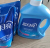 藍月亮洗衣液12斤套裝：亮白增艷薰衣草3kg瓶+1kg袋*3 曬單實拍圖