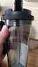 尚泰SHOTAY雙飲塑料杯600ml tritan材質(zhì)奶茶咖啡杯雙飲杯ST-7161黑色 曬單實(shí)拍圖