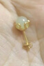唯一（Winy）和田玉銀耳釘送閨蜜老婆媽媽生日禮物女生顯氣質(zhì)小眾高級感耳環(huán)飾 曬單實(shí)拍圖