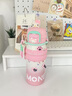 Next Kiss英國聯(lián)名HelloKitty女吸管杯學(xué)生保溫杯兒童水杯大容量316不銹鋼 粉色500ML(贈掛件+貓頭+mini貼+立體貼) 曬單實(shí)拍圖