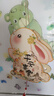 宮薰中秋節(jié)燈籠兒童兔子花燈原木幼兒園diy手工制作材料宮燈 平安喜樂 曬單實(shí)拍圖