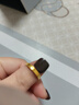 賽菲爾黃金戒指足金唯愛(ài).ONE男女情侶固口金戒指對戒婚戒 女戒 15號約2.90克 曬單實(shí)拍圖