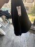 JNBY/江南布衣冬新品羊羔毛皮草軟糯蓬松外套棒球服女5OAA14270 001/本黑 S 曬單實(shí)拍圖