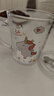 COOKSS兒童牛奶杯玻璃杯家用飲水杯帶刻度吸管水杯寶寶沖泡奶粉杯獨角獸 曬單實(shí)拍圖
