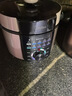美的（Midea）電壓力鍋 電高壓鍋 家用壓力鍋雙膽大容量 高壓煮飯鍋煲湯多功能一鍵排氣電飯煲 國家補(bǔ)貼 70kpa高壓雙膽 5L 大旋鈕操作 曬單實(shí)拍圖