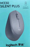 羅技（Logitech）M330 靜音鼠標 無(wú)線(xiàn)鼠標 辦公鼠標 右手鼠標 帶無(wú)線(xiàn)微型接收器 黑色 曬單實(shí)拍圖