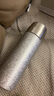 胖東來(lái)品質(zhì)鈦保溫杯2025新款鈦杯茶水分離杯泡茶杯男女士大容量高 雪花銀【99.7%鈦覆層】 500ml 曬單實(shí)拍圖