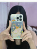 圣圖朗油畫(huà)大象適用蘋(píng)果iPhone16promax手機殼小米15可愛(ài)女13卡通12mini小眾14plus彩銀浮雕11高級感防滑 彩銀殼-油畫(huà)大象【月光銀】 iPhone 14 Pro Max 曬單實(shí)拍圖