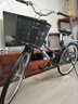 三軸承復古實(shí)心胎自行車(chē)24寸26寸男式女成人通勤學(xué)生輕工人老式車(chē) 免充氣實(shí)心胎軸承款標配黑色 26英寸 曬單實(shí)拍圖