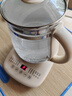 九陽(yáng)（Joyoung）0膠水養生壺 1.5L煮茶器 玻璃花茶壺 316不銹鋼燒水壺電熱水壺 WY301 曬單實(shí)拍圖